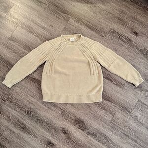Wrap London Tan Cotton Sweater